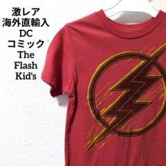 激レア DCコミック The Flash フラッシュ アメコミヒーローTシャツ赤