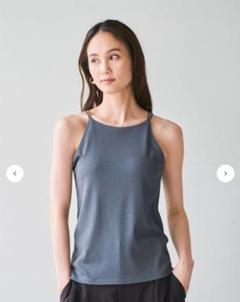【⭐るーさん⭐】【新品】LOUNIEカップ付きキャミソール チャコールグレイ カップ付きキャミソール｜LOUNIE（ルーニィ）公式サイト／公式