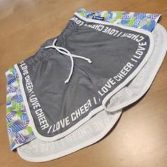 チアパン POMCHE グレーにサイドチアデザイン柄　Size M チアダンス
