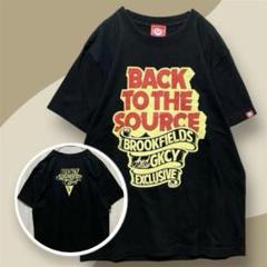 メンズ　BACK TO THE SOURCE Tシャツ 半袖　黒　M 古着