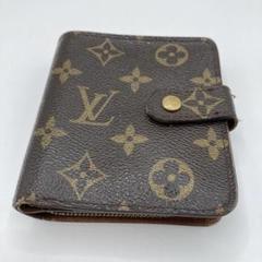 LOUIS VUITTONルイヴィトン コンパクトジップ 二つ折り財布モノグラム