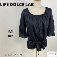 LIFE DOLCE LAB ブラウス シャツ トップス プリーツ カジュアル