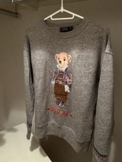 ポロラルフローレン ポロベア刺繍 グレー スウェット XS - メルカリ