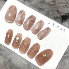 マーブル模様ネイルチップセット