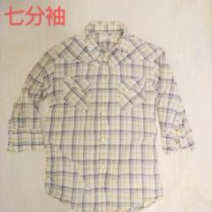 Dovetail ダブテイル チェック柄 ウエスタンシャツ ネルシャツ 七分袖