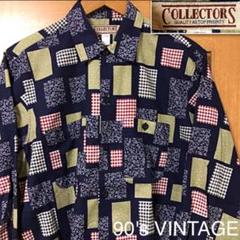 【春先に❗️】90's COLLECTORS 転写プリント 長袖シャツ