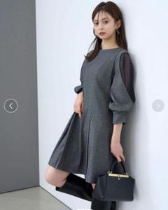 SNIDEL ドットチュールドレス　黒　Sサイズ SNIDEL - SNIDEL ドットチュールドレスの通販 by madou