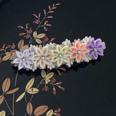 ストーンバレッタ 髪飾り ハンドメイド