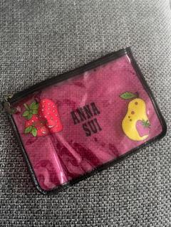 ANNA SUI アナスイ アクリル クリア バッグ カービング ピンク
