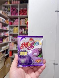 Magic instant ube flavored jelly mix