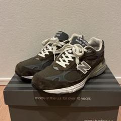 New Balance MR993MG グレー/ブラウン Dサイズ