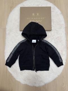 美品　BURBERRY バーバリー　現行タグ　パーカー　ロゴテープ