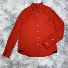 ROSSO【M】ボタンダウンシャツ　レッド　メンズ　薄手　オシャレ