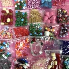ハンドメイド アクセサリー 素材 ビーズ 材料 大量まとめ売り セット