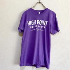 アメリカ古着　ハイ・ポイント大学　カレッジ　プリント　半袖　Tシャツ　I542