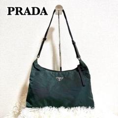 【保証書付き】PRADA　プラダ　ワンショルダー　ナイロン　グリーンのサムネイル
