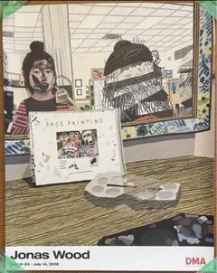 jonas wood ジョナスウッド face painting 展覧会ポスター ジョナス・ウッド[Jonas Wood] | 美術作品 | Natsume-Books