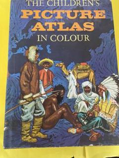 古書洋書CHILDREN'S PICTURE ATLAS 世界地図LONDON