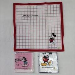 ① ミッキー•ミニー ハンカチ3枚セット
