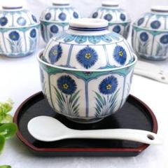 江戸時代後期 伊万里焼 染付 蓋茶碗2客セット(2) | ラフジュ工房