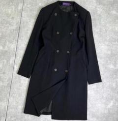 ✨美品✨ラルフローレン コレクション ノーカラー ダブルブレスト ロングコート9のサムネイル