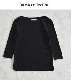 美品　ダーマコレクション　レース　アンゴラ　長袖　黒　M ブラウス】トップス レース 総レース カットソー インナー 袖