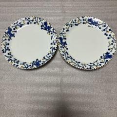 青白花兎鳥 中町いずみ　小皿① 九谷焼　和食器 中町いずみ｜和食器通販 じろや おしゃれな九谷焼のうつわを産地から