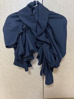 COMMEdesGARCONS 22AW 丸襟フリルボレロショートジャケット COMMEdesGARCONS 22AW 丸襟フリルボレロショートジャケット