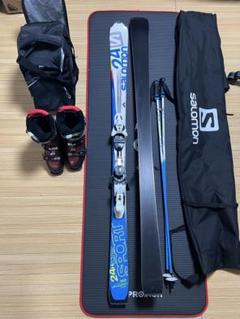 Salomon 24LT Sport スキー 165cm 3点セットケース付き Salomon 24LT Sport スキー 165cm 3点セットケース付き