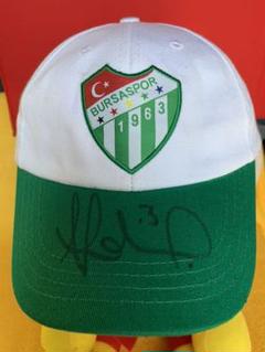 【当店一番人気】 AntonFerdinandサイン入りCap '13年トルコBURSASPOR メルカリ - 記念グッズ