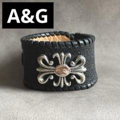 初期A&G エーアンドジー　シルバーブレスレット&リング3点セット 初期A&G エーアンドジー シルバーブレスレット&リング3点セット