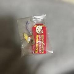 ハローキティ根付け ストラップ静鉄レストラン限定ソフトクリーム あべかわ