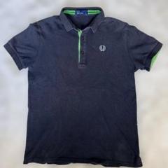 FRED PERRY フレッドペリー　ポロシャツ　ブラック&グリーン　サイズS