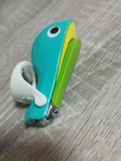 【エジソンママ】クジラ型 赤ちゃん用爪切り　EDISONmama
