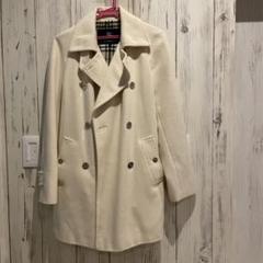 BURBERRY MOSSLEY ラムスキン&ウール ピーコート - メルカリ