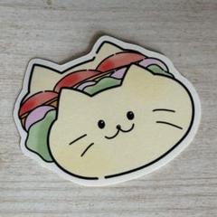 にゃんドイッチ ステッカー