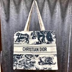 Dior　ディオール　トワルドゥジュイ　ノベルティ　トートバッグ　非売品　青のサムネイル