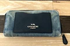 COACH デニム 長財布