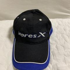 impres.X キャップ 黒と青　非売品グリーンマーカー