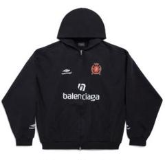 balenciaga soccer zip up hoodie