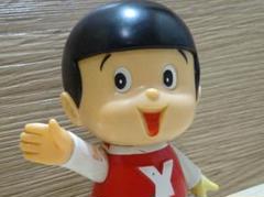 昭和レトロ　ソフビ貯金箱 　クロネコ、ブースカ、コージくん、アトム他　まとめ売り Amazon.co.jp: 昭和レトロ 貯金箱 ソフビ人形 信ちゃん 信用金庫
