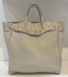 【美品】YOUNG＆OLSEN フレームワーク別注　エンボスドレザートートバッグ