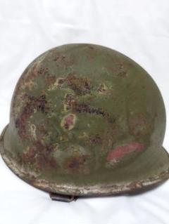 (4513)US.70sM1ヘルメット　米軍実物放出品　ユーズド 4513)US.70sM1ヘルメット 米軍実物放出品 ユーズド - メルカリ