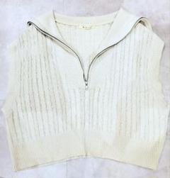 ★今週末まで出品　pual ce cin　セーラー　ニットベスト
