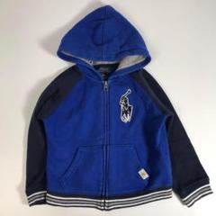 子供服 100㎝ ラルフローレン polo パーカー 青 F1A080