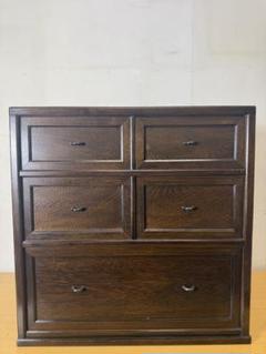 n*u様 黒漆時代箪笥　2段重ね　和箪笥/整理箪笥/着物箪笥　変わり金具/庄内箪 時代箪笥 Furniture - OKURA ORIENTAL ART / 大蔵オリエンタルアート