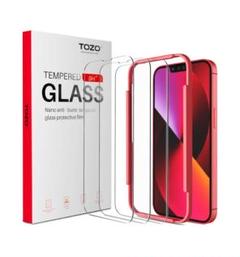 iPhone 13 Mini 液晶保護フィルム5.4インチ3枚入ガイドフレーム