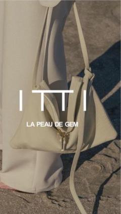 ITTI × GEM KNOT SHOLDER LEATHER BAG