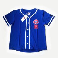 新品★EXPO2025 ミャクミャク ベースボール Tシャツ ブルー 吸汗速乾 EXPO2025 ミャクミャク ベースボールTシャツ ブルー