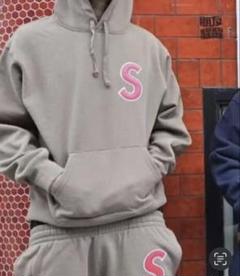 【極美品】Supreme パーカー Lサイズ グレー 2023年モデル Supreme(シュプリーム) 23AWBox Logo Hooded Sweatshirtパーカー